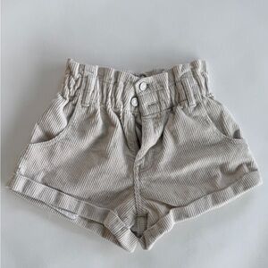 PacSun Kids Beige Striped Shorts